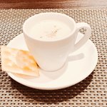 創作イタリアン Gemelli - 菜の花の温ポタージュ