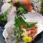 寿司 築地日本海 - 食べかけ