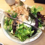 寿司 築地日本海 - 長芋と茄子のサラダ