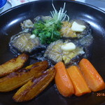 あわび亭 - 鮑のステーキ