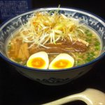 紺のれん - ねぎ豚ラーメン