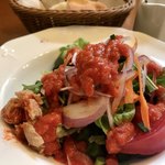 イタリアンと酒の肴 マルミッタ - サラダ＋トマトドレッシング