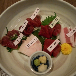 ７種盛コース 全８品 馬刺し７種盛合せや馬肉のサイコロステーキ 馬つくねの蓮根のはさみ揚げなどが入った新しいコース お料理のみのコース うま虎 大森店 大森 居酒屋 食べログ