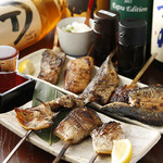 炭火焼専門食処 白銀屋 - おまかせ5本