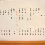 はし本 - メニュー　2018年2月