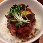 麺屋 六感堂 - ローストビーフ丼（過去の限定）