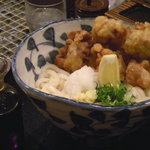 たけうちうどん店 - 鶏天生醤油(780円）