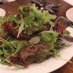 ア ミオ アージョ - ２０１１年５月 練馬産　無農薬葉野菜のシンプルなサラダ