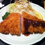 ロースかつ定食です。