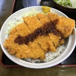 Kazunoya Shokudou - ソースかつ丼（半ライス・味噌汁なし）