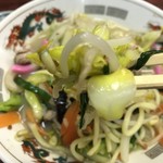 横綱ラーメン - 野菜も豊富