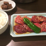 肉とスープのおいしい店 肉の匠 吉杉 - 本日の3種盛り1080円