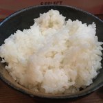 麺屋 はなぶさ - 卵かけご飯用のご飯