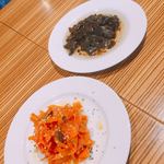 ババリゾートバル - キャロットラペ  ナスと玉ねぎのバルサミコマリネ