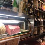 錦江湾 - カウンターの雰囲気