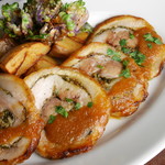 Porchetta (herb-grilled pork belly)