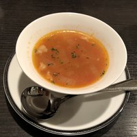 海鮮フランス料理 和楽 - ごぼうのミネストローネスープ