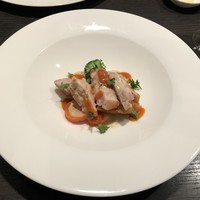 海鮮フランス料理 和楽 - 美味鶏のロースト マッシュルームと粒マスタードのクリームソース