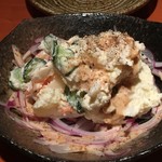 蕎麦 酒肴 京鴨 椿 - 手作りポテトサラダ