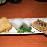 蕎麦 酒肴 京鴨 椿 - 酒肴三品盛