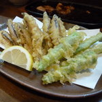 Futatsumori - きびなごの天婦羅。　美味しかった。