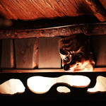 さぼうる - 視線を感じると思ったら天狗が!