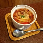 ジャム cafe 可鈴 - ポテトグラタン(上にかかっているのは鹿肉のラグーソース)