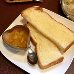 ジャム cafe 可鈴 - 今日はパンでいただきました。