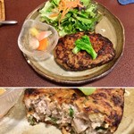 ジャム cafe 可鈴 - 【照焼レンコンバーグ】ごはんにもパンにも合うおいしさです。