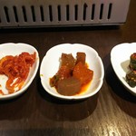 韓国料理 豚肉専門店 福ブタ屋 - 韓流お通し三品
