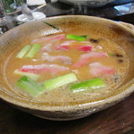 比良山荘 - 鍋料理はは山荘の方が担当