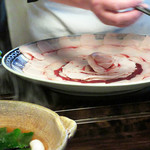 比良山荘 - この日は長浜で獲れた熊肉(2017.12月上旬)