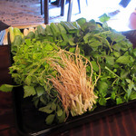 比良山荘 - 月鍋に入る根菜中心の野菜(2017.12月上旬)