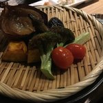 素揚げ酒場 パリパリ - 素揚げ 野菜3種