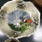 わたかの荘 - ふぐ刺し