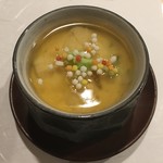 旬菜 おぐら家 - 白子・生湯葉・青さのりの茶碗蒸し