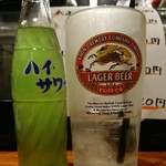 やきとん豚番長 - 青りんごサワー