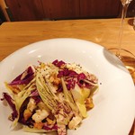 caprino - 林檎とロックフォールのサラダ