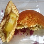 手で分けた断面(汗