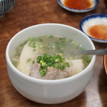 スタミナ苑 - 筍スープ