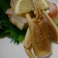 カニとフグの専門店 福島かにふぐ家 - かに刺し(2015.4月)