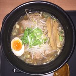 らーめん家 玄 - Aセット 880円の醤油ラーメン。