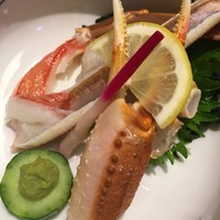 カニとフグの専門店 福島かにふぐ家 - かに刺し
                (2018.2月)