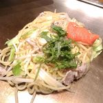 鉄板酒家 グリドラーズ バー - 魂の塩焼きそば明太子トッピング