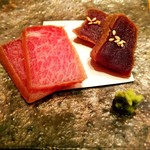 Sushi Kou - 鮪漬け　2種
