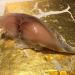 第三春美鮨 - “寒鯖”　1.15kg　釣　船上〆　千葉県鴨川 〆鯖と〆鯖の備長炭炙りで