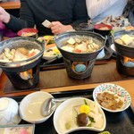 Harada Nouen - 本ズワイガニ食べ放題御膳 #2、きのこ鍋
