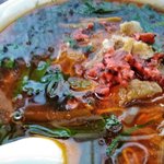 満州ニラら～めんの店 さかえや - 満州ニララーメン（大・アップ）