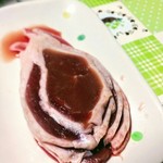 新井鶏肉店 - 料理写真:鴨肉　一人分