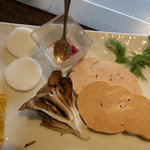 鉄板焼 心 - フォアグラの鉄板焼き